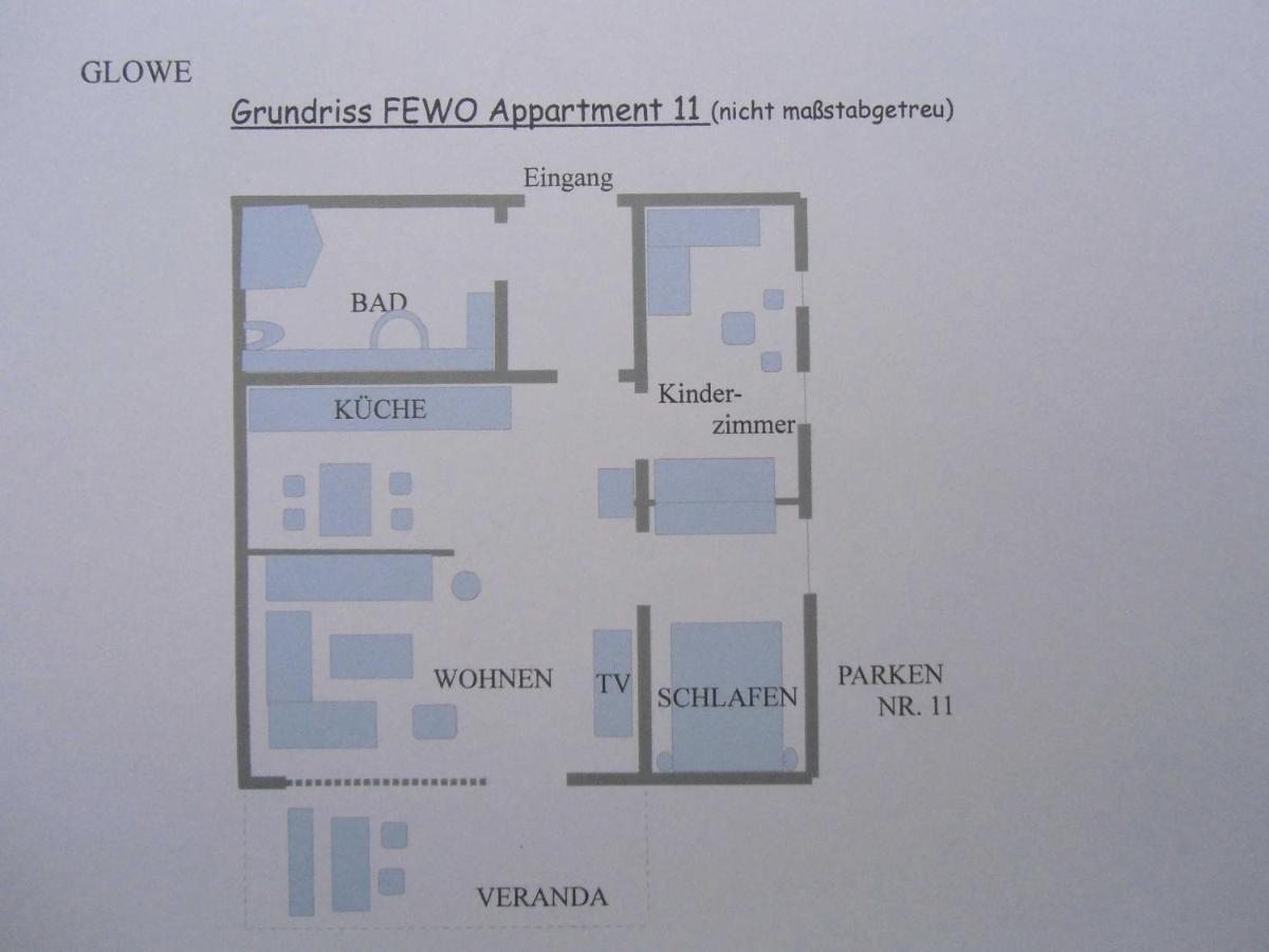 Appartment Haus Glowe - Wohnung 11 - 300 M Zum Strand Klein Gelm Εξωτερικό φωτογραφία